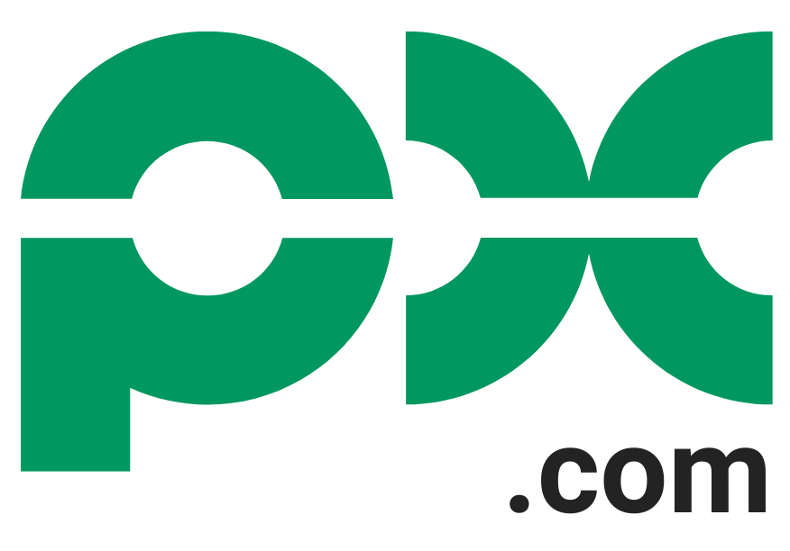 PX Logo with .com